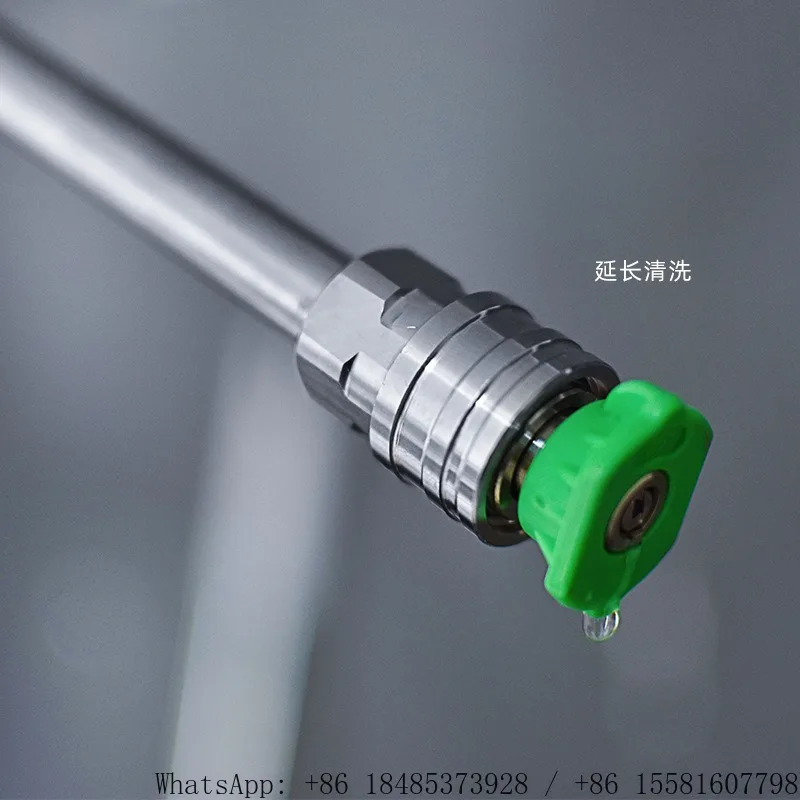 4000PSI Stainless Lance 1/4 Connect Car Wash Multi Angle Spray Nozzle Accessory