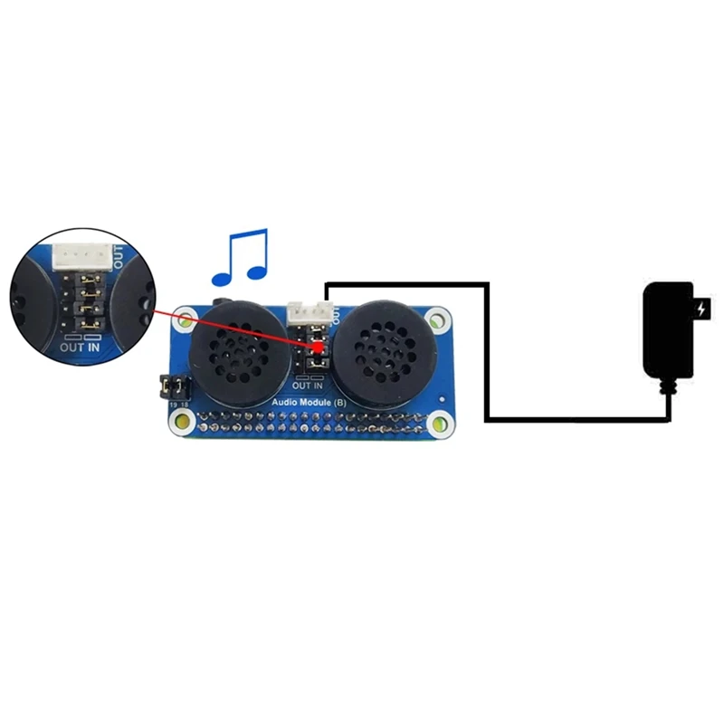 Expansion Board Speaker Expansion Board PWM Sound Card For Raspberry Pi Speaker GPIO Audio Amplification For Zero/3B/4B (A)
