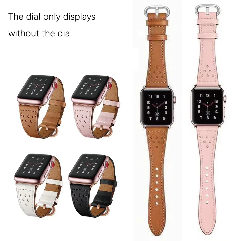 

New For Apple Watch8/7/6/5/4/3/2/1/SE High Quality Fashion Leather Design Models Adjustable Length Watch Band