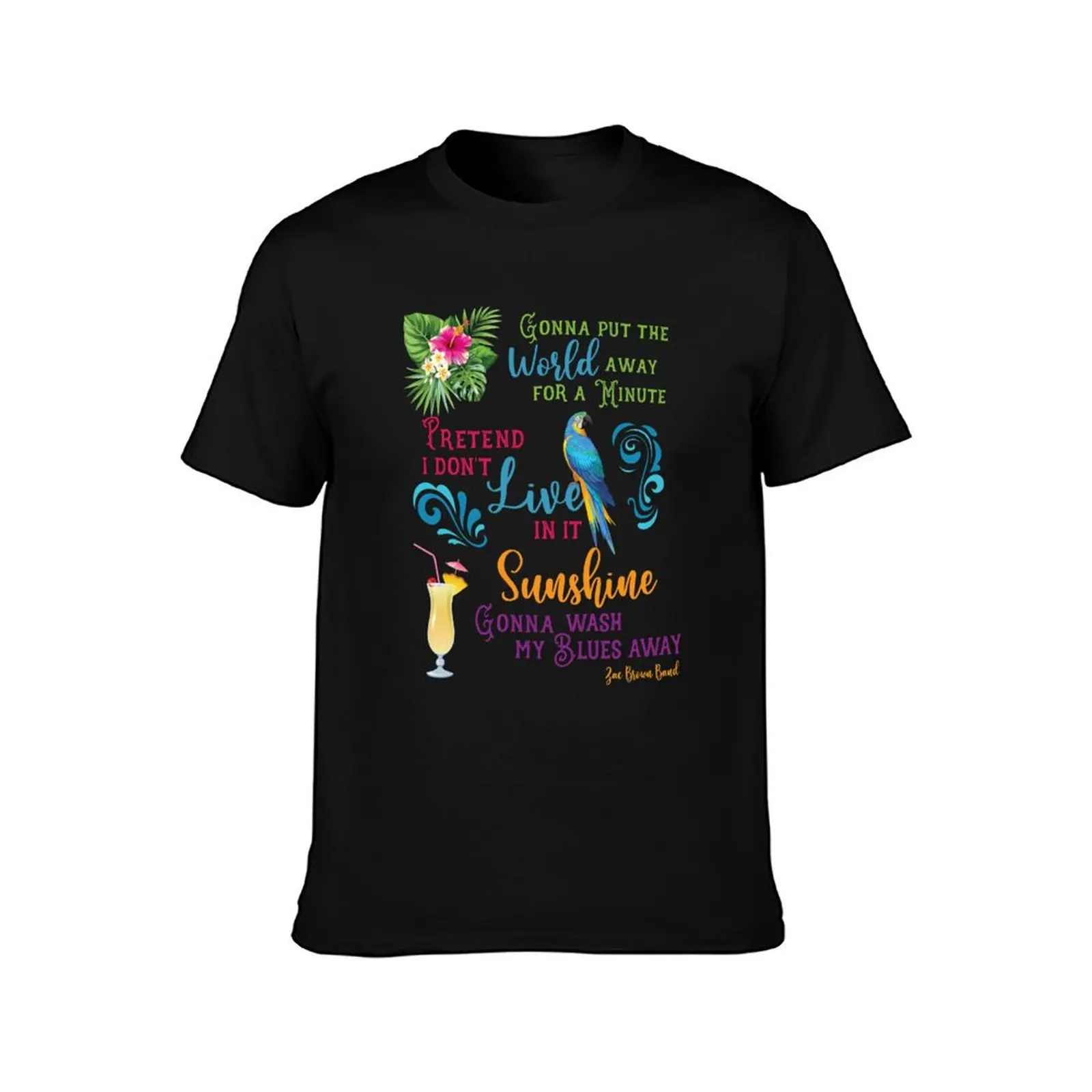 Gonna put the World Away T-Shirt Large Size Short Sleeve T-Shirt