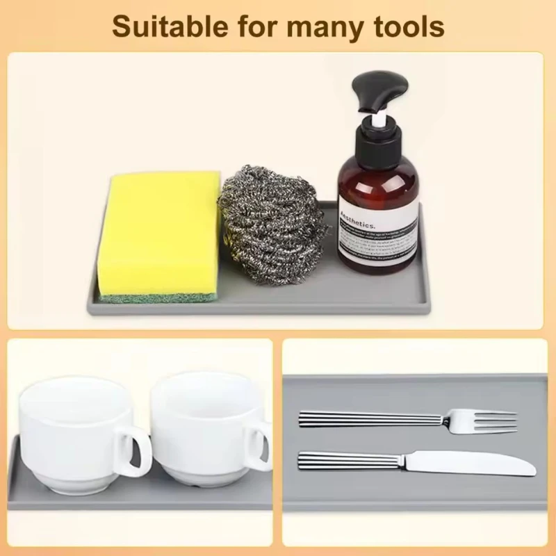 D9 Silicone Cup Insulation Mat Place Mat Flexible Protective Soft Texture Insulated Cup Bowl Table Mat Kitchen Supplies