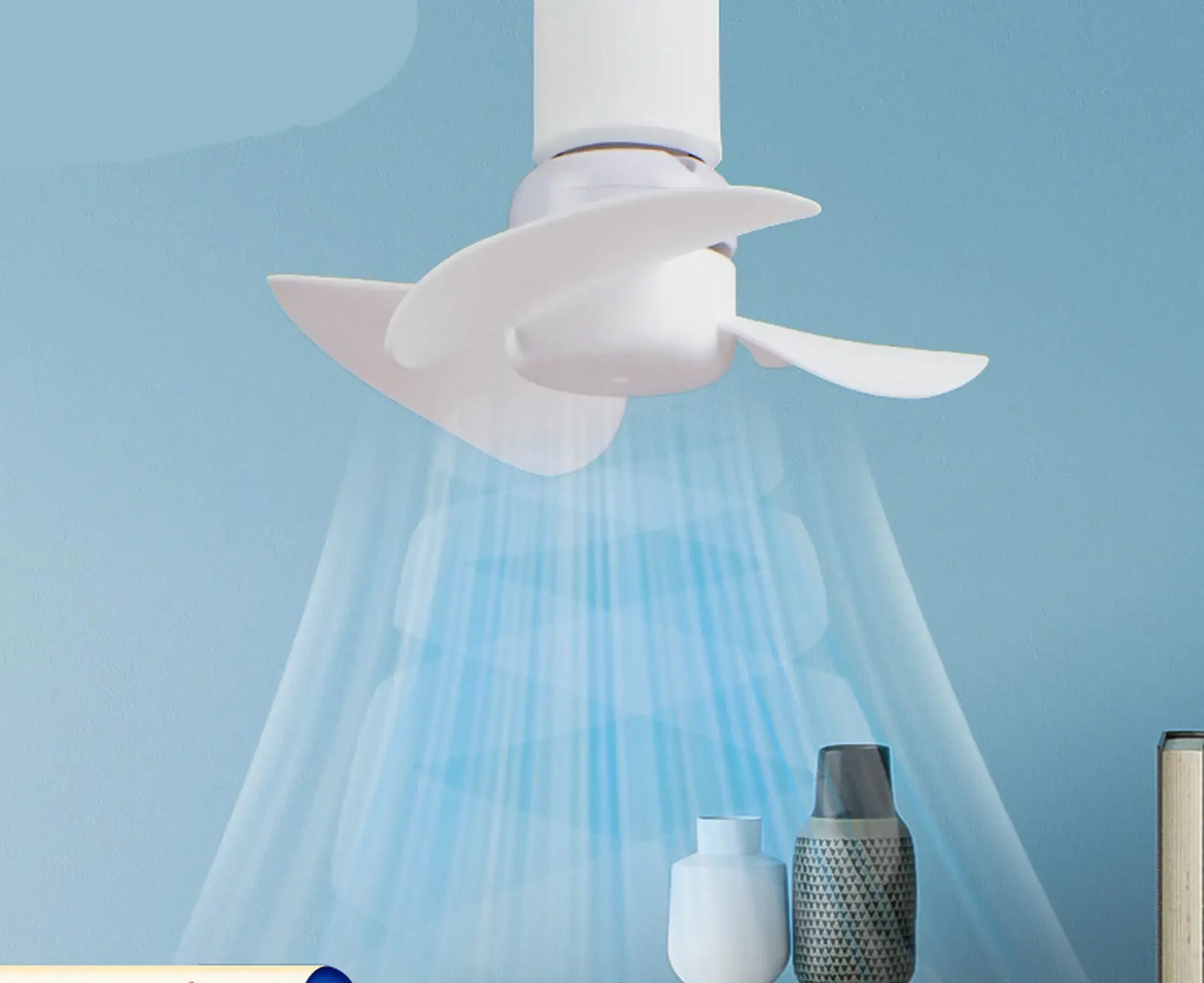 Table Fan 6.3 Inch Mini Fan 10W E27 Ceiling FansCeiling Indoor Bedroom Chandelier With Cooling Fan Iptv subscription Hvac tools