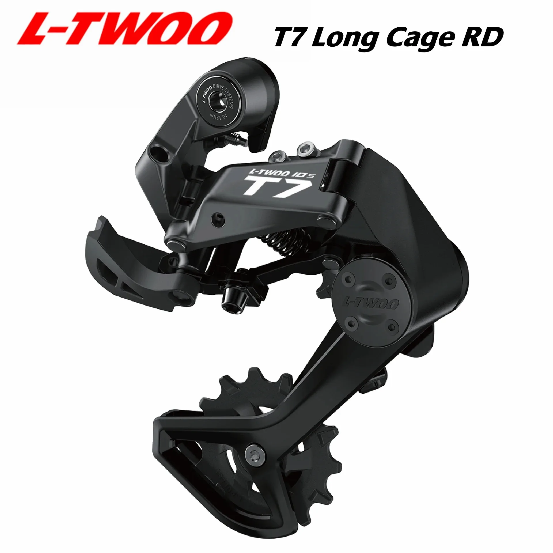 NIEUW! LTWOO T7 1x10 Speed Two Way Release Shifter + Stabiliseren Demping Achterderailleur Kooi lengte 82mm, 10s
