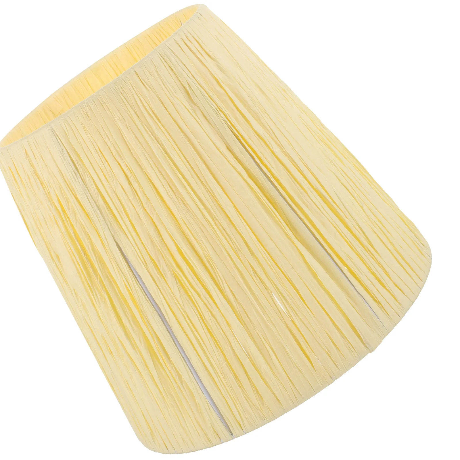 

Paper Lampshade Replacement For Desk Table Floor Lamp Pleated Light Cover Decorative Shade Dust-Proof Eye-Caring Design