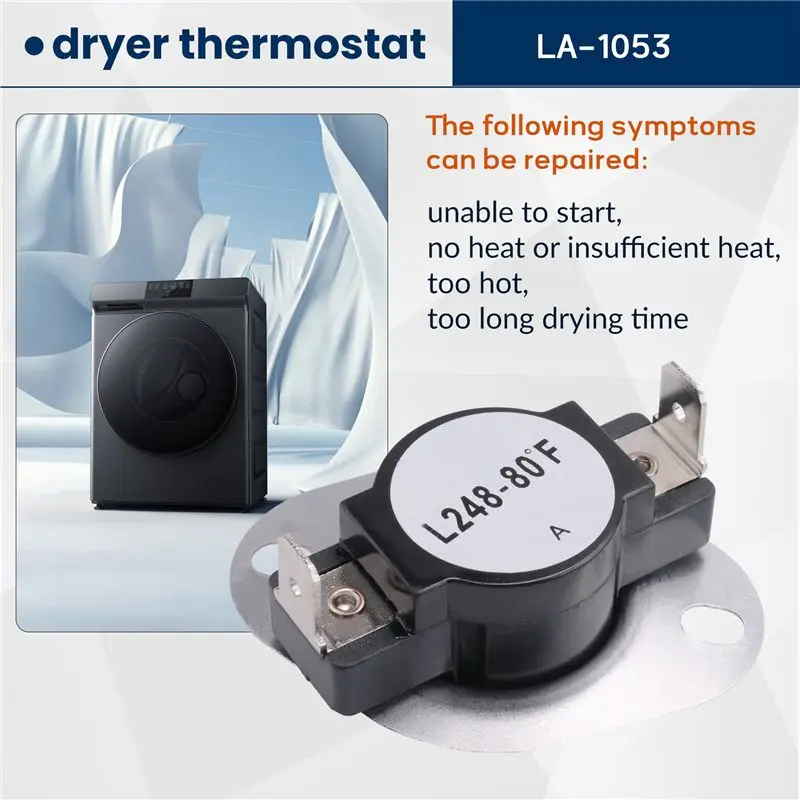 Dryer Thermal Fuse Thermostat Kit For LA-1053 For AH2162282 Qp5