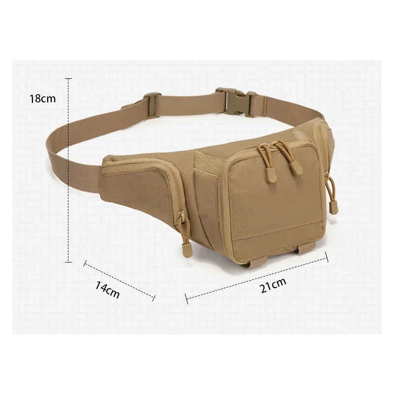 Hunting Gun Holster Bag Waist Chest Outdoor Tactical Camping Shoulder Sling Gun Waist Shoulder Fishing Riding Bike Fanny Pack