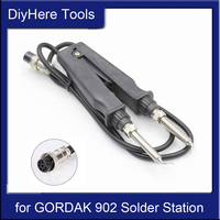 GORDAK 902 ESD SMD Welding Tweezers Soldering Station accessories Constant Temperature Heating Tweezers 7 holes