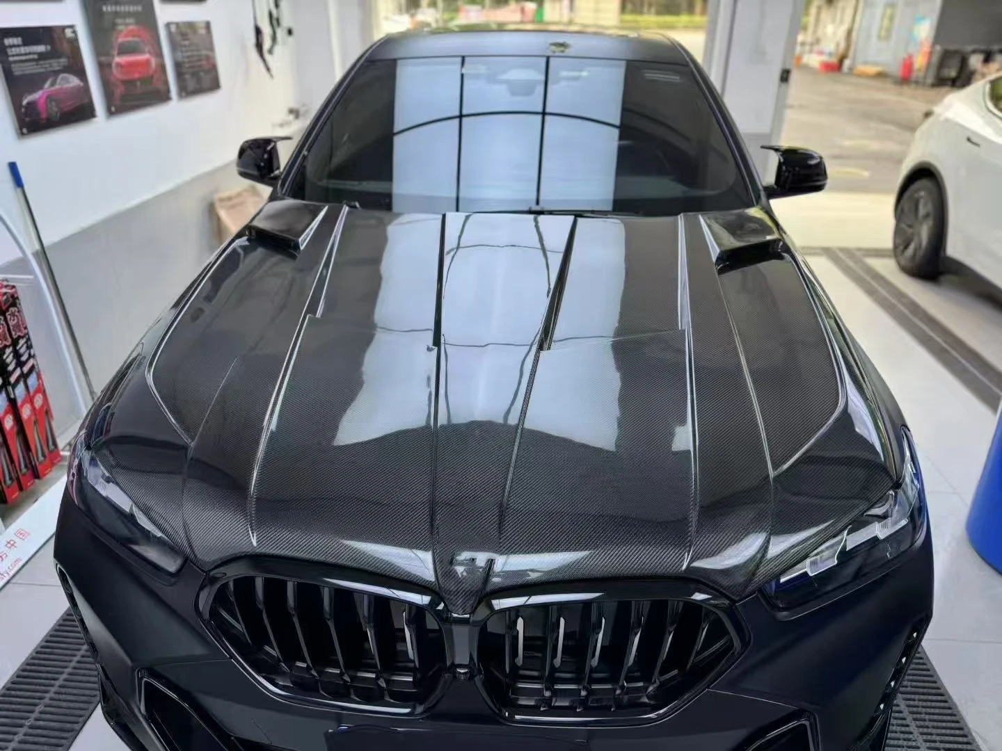 

Car Auti Parts Replacement Upgrade Engine Hood Machine Cover Carbon Fiber Hood for X5 X6 G05 G06