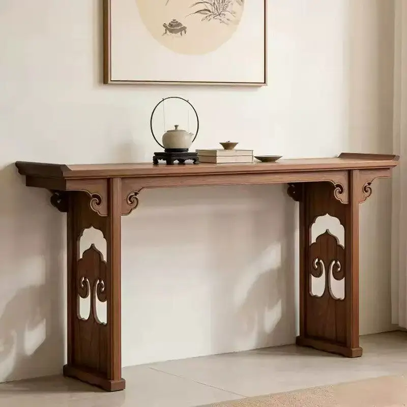 LMM entrance table foyer entry Song-style aesthetic end view table shelf furniture