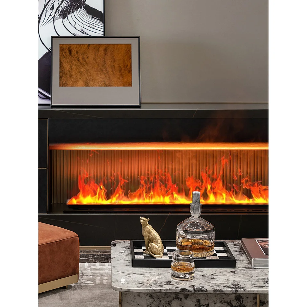 

5 Years Warranty led flame customized realistic water vapor 3d fireplace electric heater