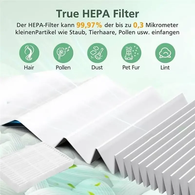 A65T-Hepa Filter Replacement Part 6PCS Vacuum Filter For Ilife V20 Robot Vacuum Cleaner Accessories view 5