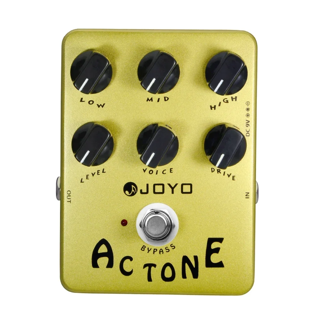 

JF-13 AC Tone Overdrive Guitar Effect Pedal Classic British Rock Sound AC30 Guitar Amplifier Simulation Pedal