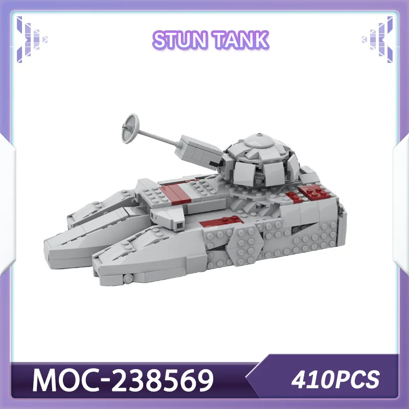 

Набор строительных блоков Stun Tank MOC-238569 Космический научно-фантастический военный космический корабль Рождественский подарок орнамент