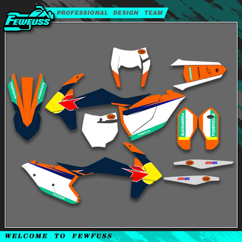 

Наборы графических наклеек Fewfuss для KTM 125 250 350 450 500 SX SXF XC XCF 2016 2017 2018 EXC EXCF XCW 2017 2018 2019