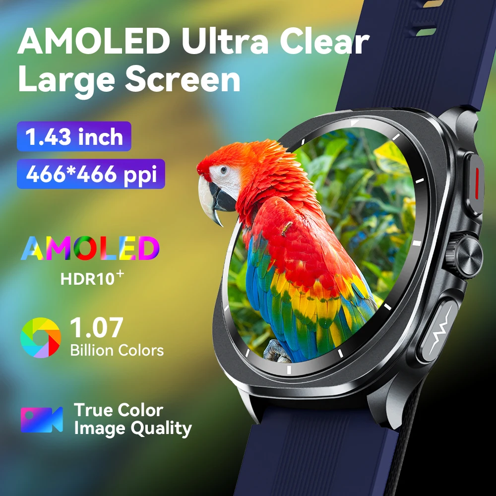 2025 NOYAFA New Air Pump Smart Watch Airbag Precision Measure Sphygmomanometer Heart Rate ECG Uric Acid NFC