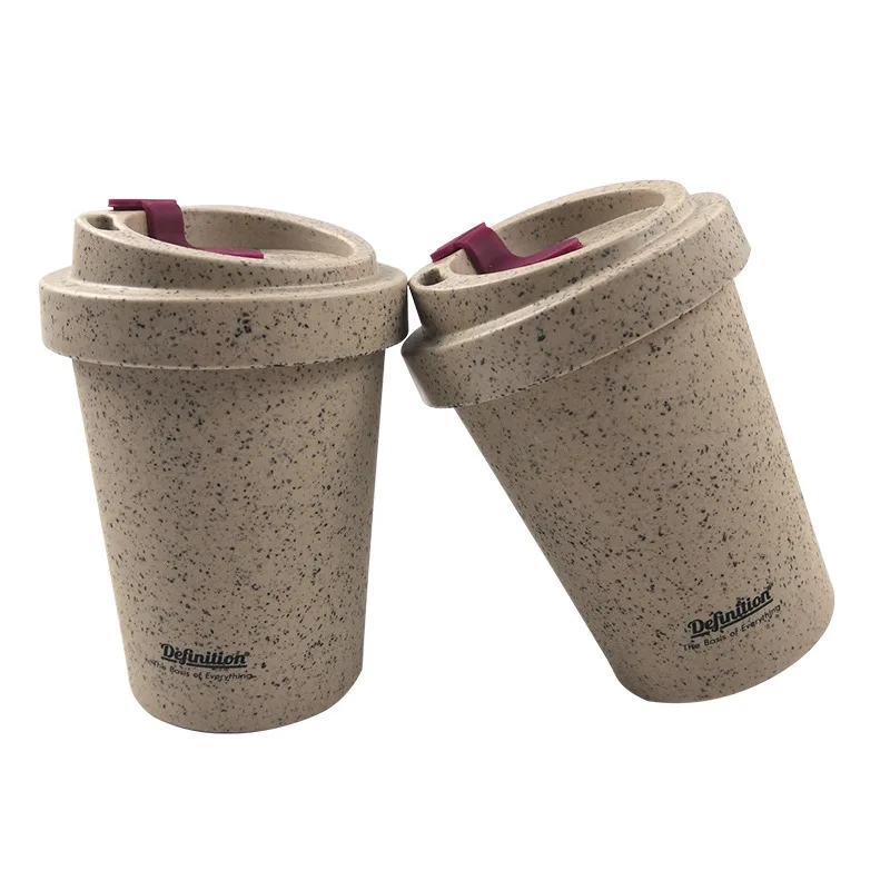 Cross Border Coffee Grounds Made Cups, Environmentally Friendly And Biodegradable Coffee Cups, Customized 12oz Coffee Grounds Cu