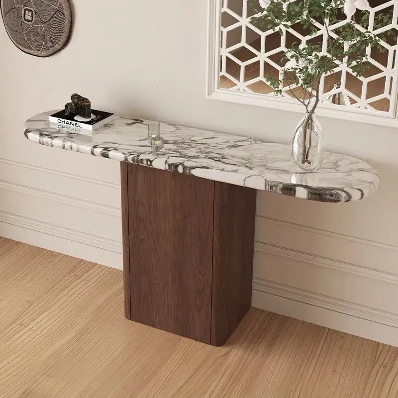 

Modern Style Console Table Premium Luxury Design Simple Entryways Table Classic Versatile Tisch Wohnzimmer Living Room Furniture