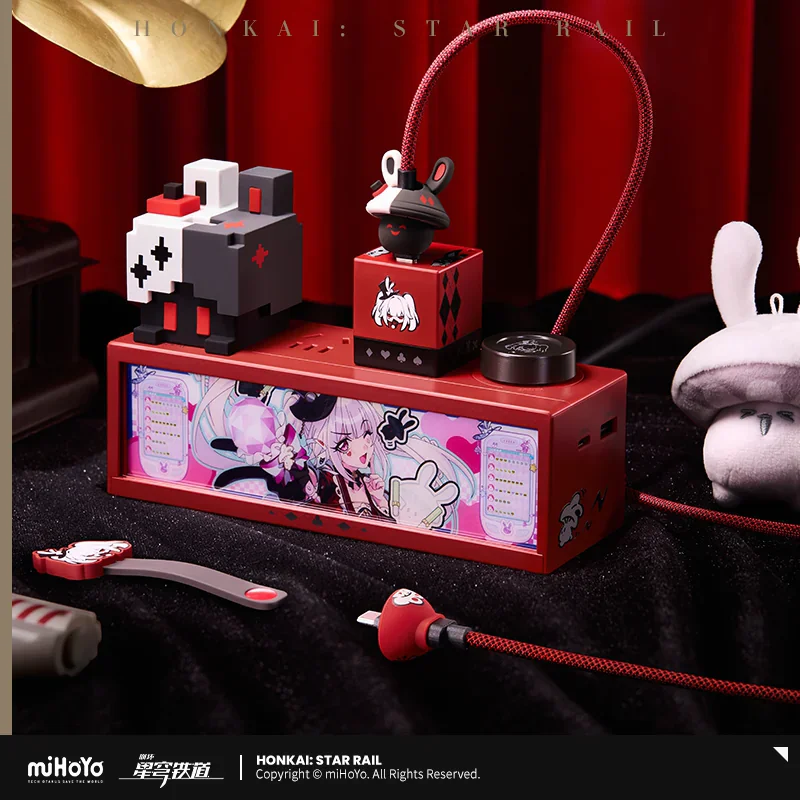 Official Honkai Star Rail Gaming Merchandise Cartoon Characters Cosplay Sparkie Spark Series 36W Lighting Power Strip