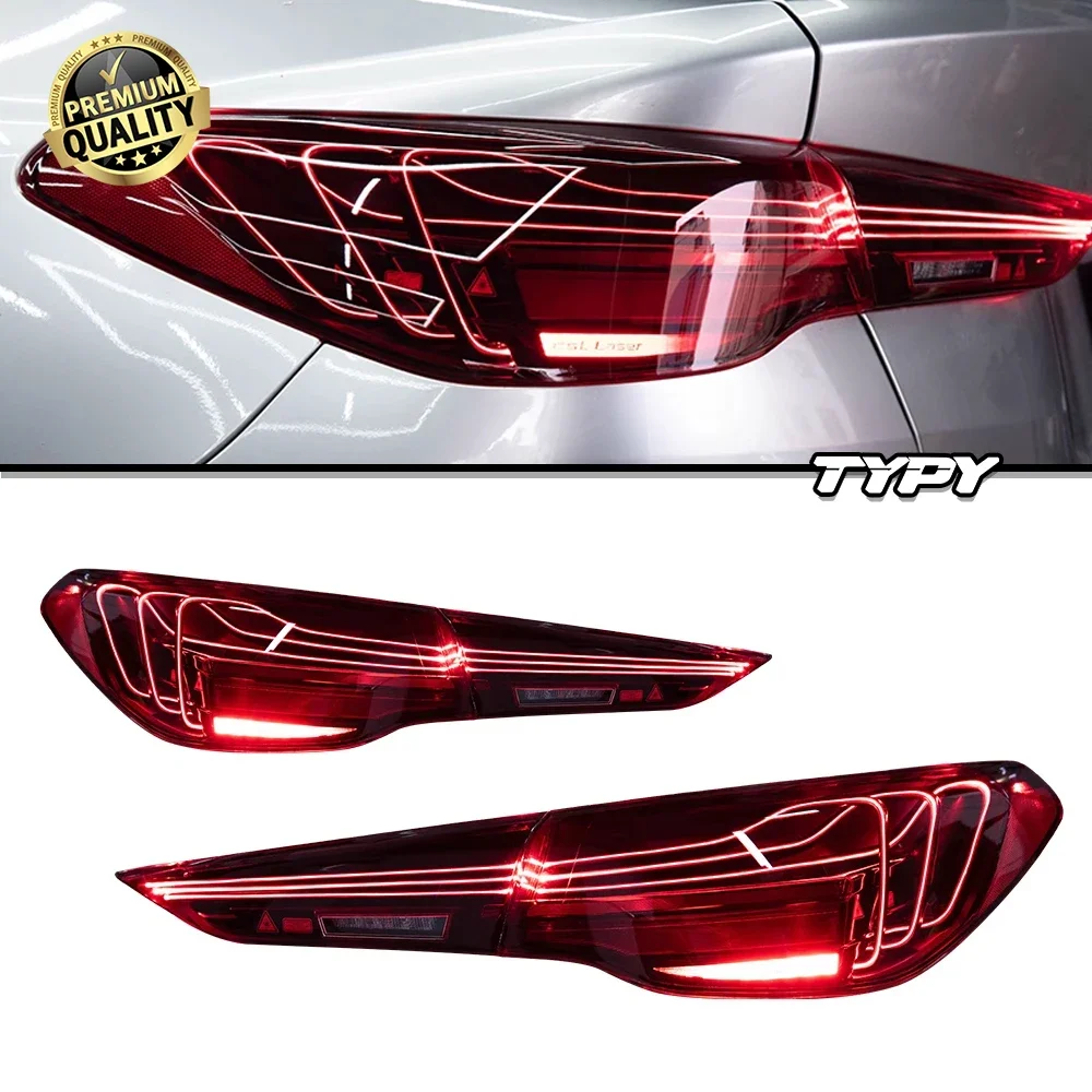 

Для BMW G22 4 серии 2021-2023 420i 430i M440i светодиодный задний фонарь обновленный последний дизайн CSL лазерный задний фонарь в сборе аксессуары