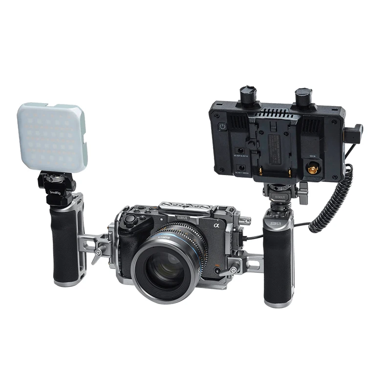 SIRUI SC-SH Universal Camera Handle Boths Side Rotating NATO and ARRI Installation Options Handle for Sony Fuji Canon SLR Camera