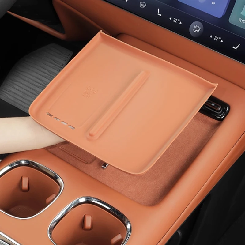 

For GAC Trumpchi S7 2025 Dedicated Wireless Charging Silicone Pad Anti Slip Protective Cover