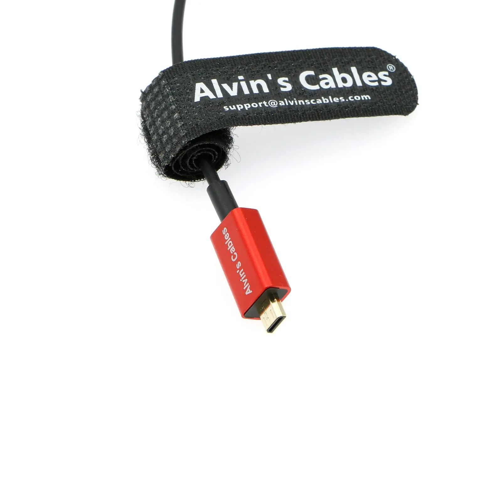 

Кабели Alvin. Спиральный кабель Micro HDMI — HDMI.