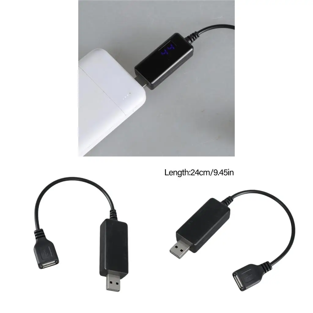  USB to 5.2V 7.4V 9.2V Power Boosters Cable Voltages Regulation Replacement