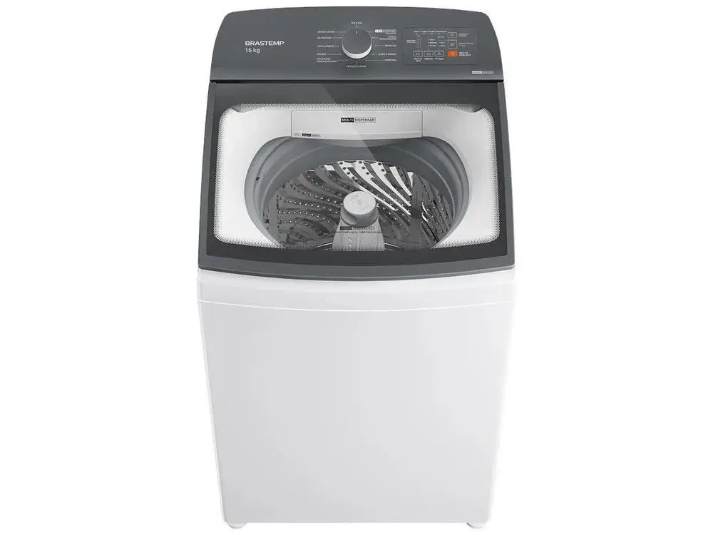 Washing Machine Brastemp 15kg Stainless Steel Basket-220V