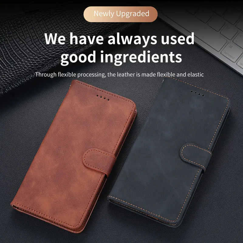 حافظة لهاتف Redmi Note 14 Pro Plus حافظة جديدة للأعمال بطاقة بلوري حافظة جلدية قابلة للطي لهاتف Redmi Note 14 Pro مقاومة للصدمات Funda #2