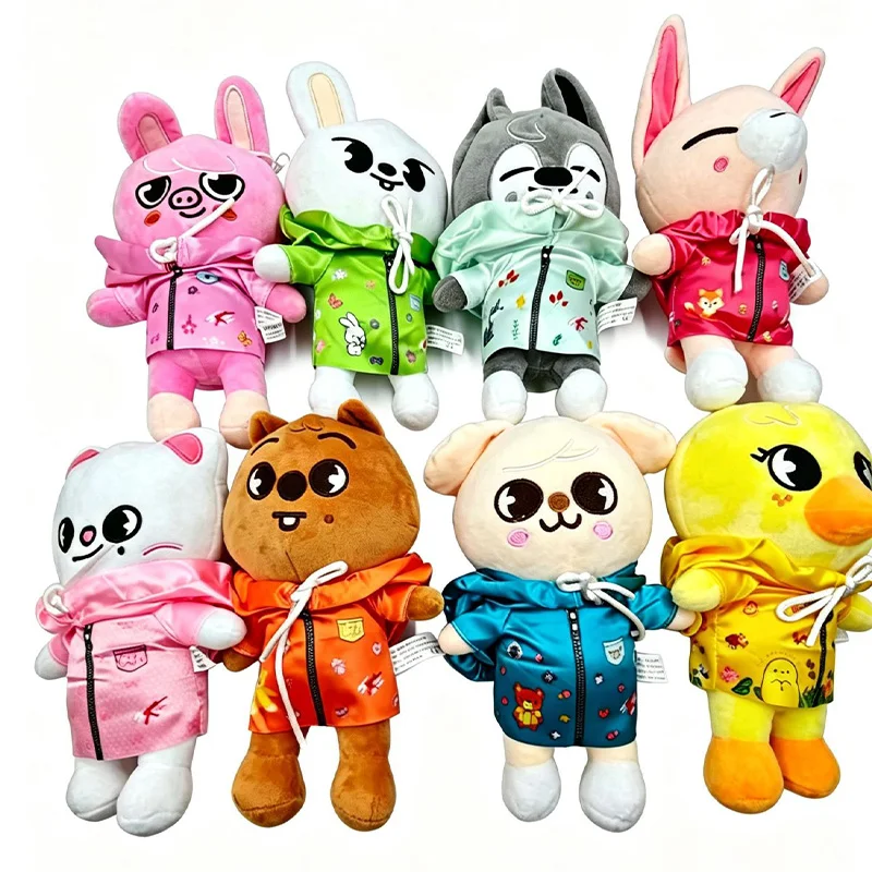 21cm New Leeknow Hyunjin Stray Kids SKZOO Raincoat Version Stray Kids Room Decoration Cute Children and Adult Fan Gift