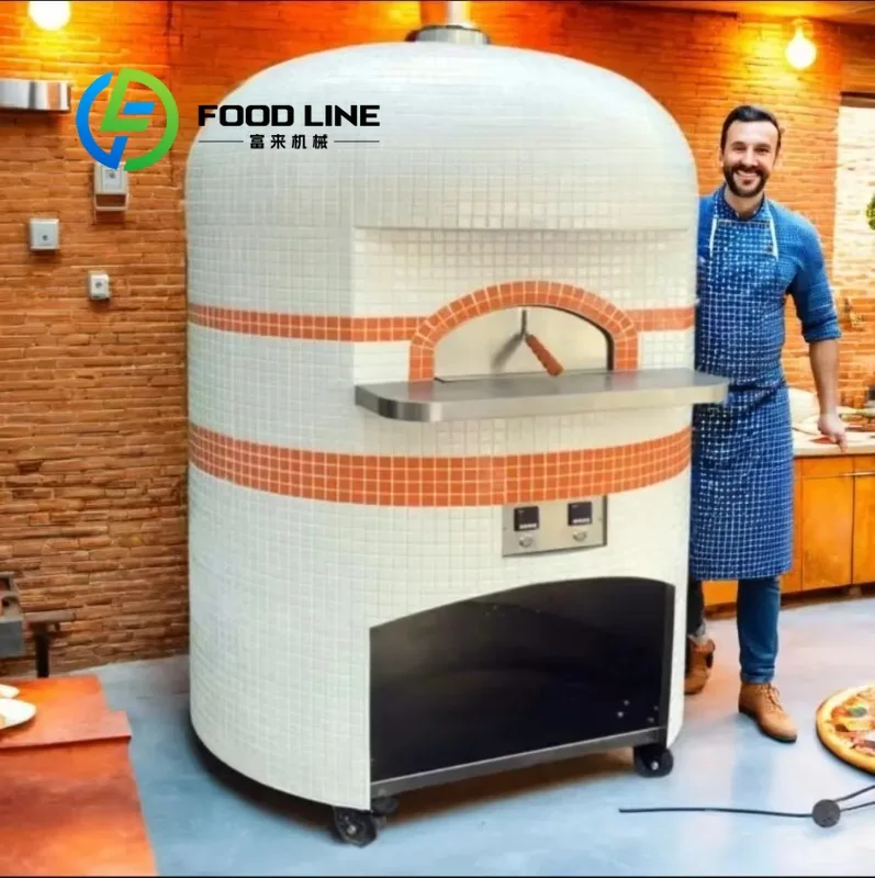 Horno de Carbón Eléctrico de Gran Tamaño, Horno de Cerámica para Pizza al Aire Libre con Calefacción a Leña, Tipo Domo Grande, Estilo Italiano