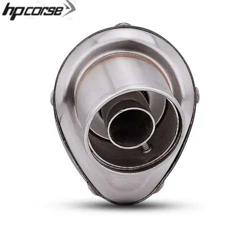 440Universal 51mm Motorcycle Exhaust Muffler Escape Moto with DB Killer For PCX160 PCX125 FZ1N Z900 CBR500R R6 R25 R3 R1