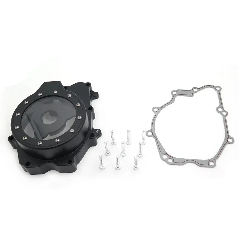 

See Through Stator Engine Cover for Yamaha YZF-R6S 2006--2009 YZF-R6 2003-2006 Aftermarket Motorcycle Parts & Accessories Black