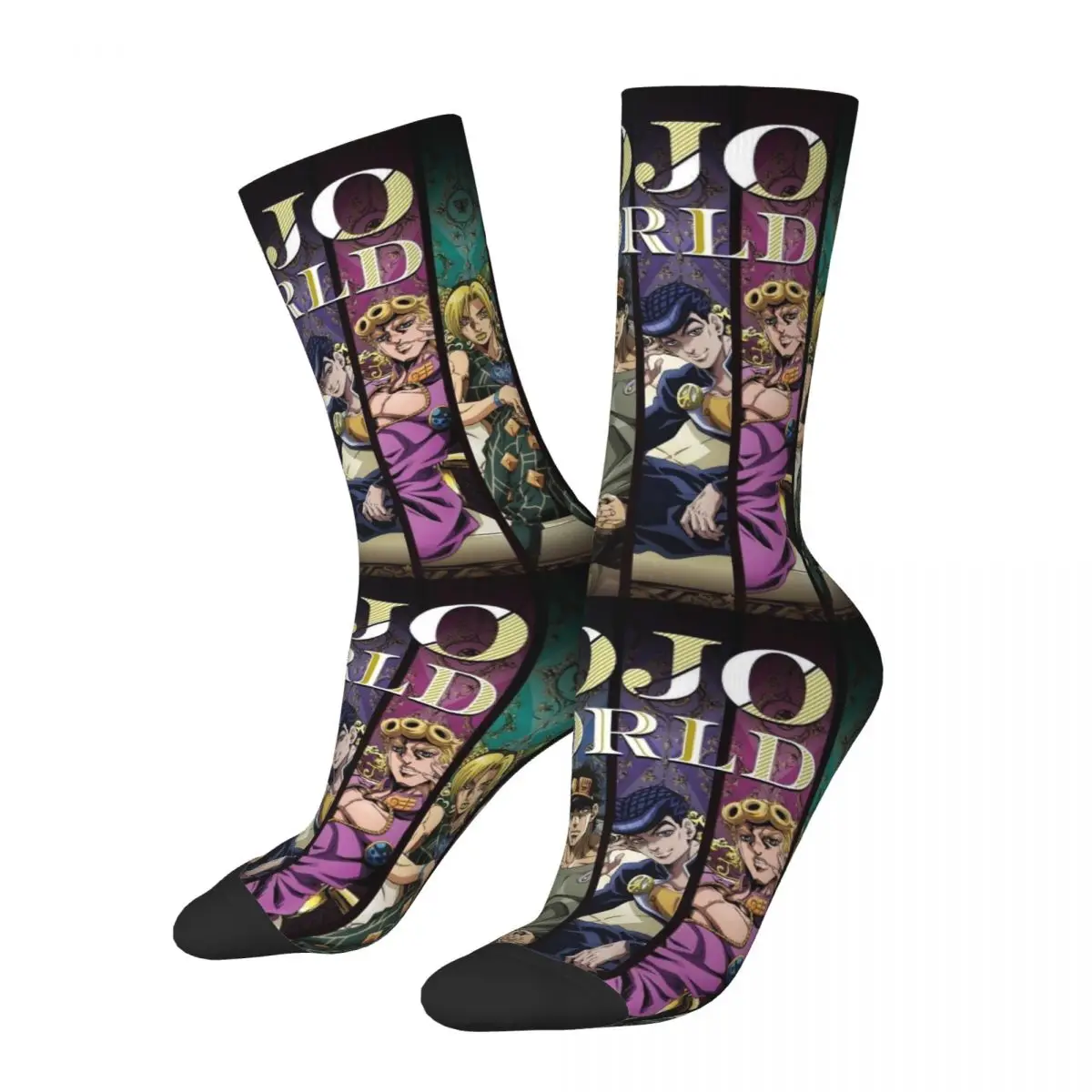 Jojo Bizarre Adventure Men Women Socks,Motion Beautiful printing Suitable for all seasons Dressing Gifts