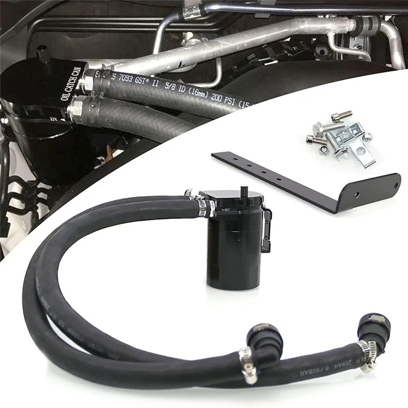 Tangki Penampung Kaleng Penangkap Minyak Kit Kaleng Penangkap Minyak untuk Ford F150 5,0L Raptor 2,7L 3,5L Ecoboost