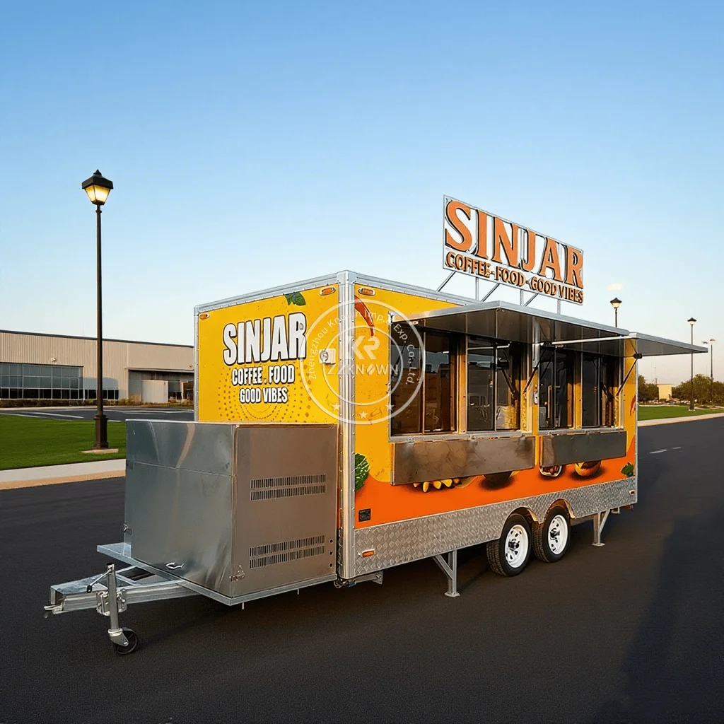 

OEM Portable Coffee Milk Tea Cart Snack Vending Trailer Concession Stand Mobile Food Truck Trailer for Sale
