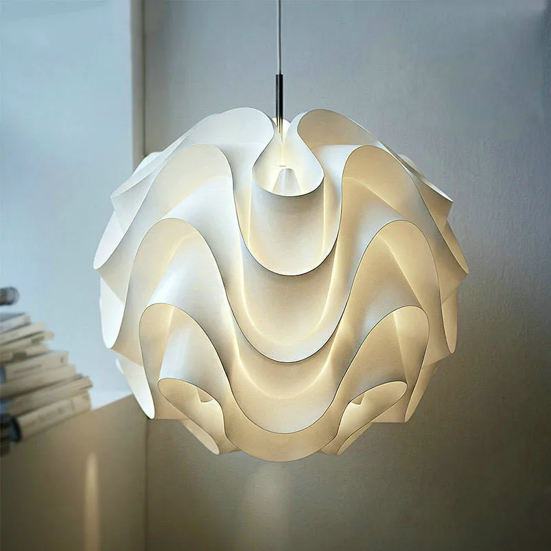 Nordic PP Acrylic Pine Cone Pendant Lights Lustre Pendant Lamp Modern Living Room Dining Room Kitchen Hanging Light Loft Decor