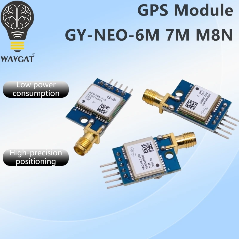 Modulo di Posizionamento GPS GY-NEO-6M/7M/M8N DC 3.3V-5V, Ampio Range di Tensione, 9600 Baud Rate, Basso Consumo, Alta Sensibilità di Tracciamento per
