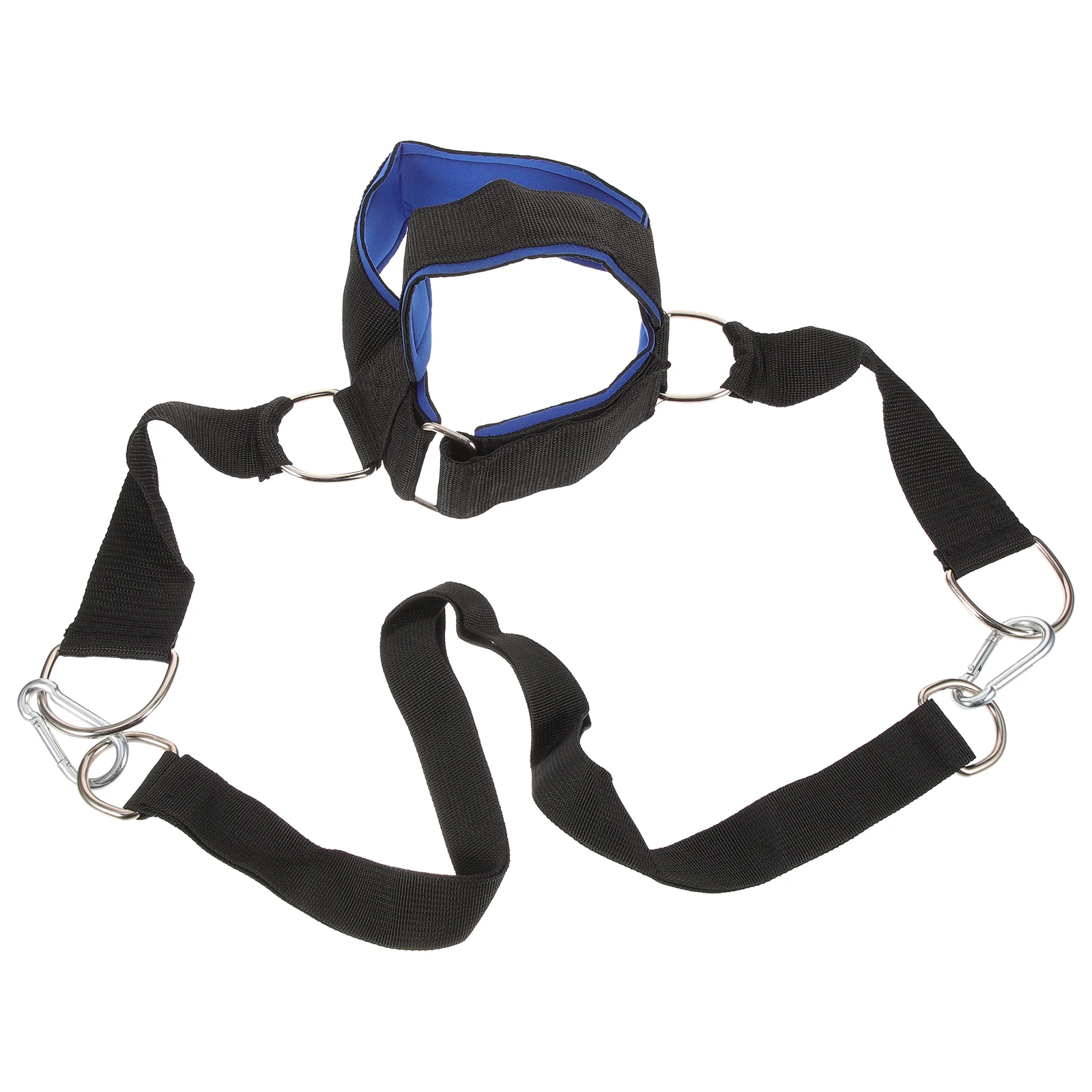 

Adjustable Neck Training Cloth Stainless Steel for Fitness Sports Weightlifting Heavy Duty Straps Upper Back Muscle