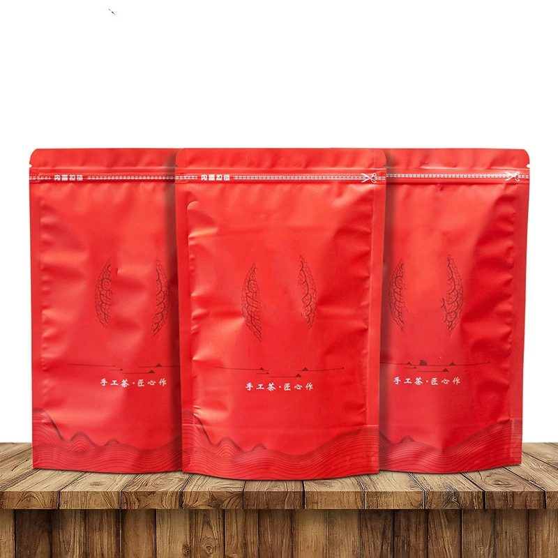 250g/500g China Lapsang Souchong Zipper Bags ZhengShan XiaoZhong Black Oolong Tea Recyclable Sealing No Packing Bag