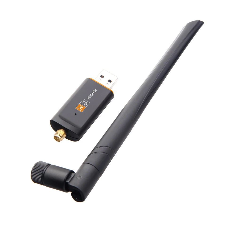 Dual Band Usb Wifi Adapter 1200Mbps 5Ghz 2.4Ghz Wifi Met Antenne Voor Laptop Pc Computer Mini Netwerkkaart Ontvanger Wi-Fi Dongle