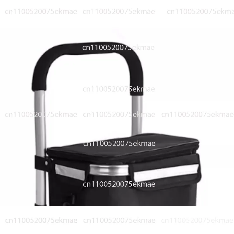 Suitable for portable folding grocery carts and aluminum alloy folding shopping carts