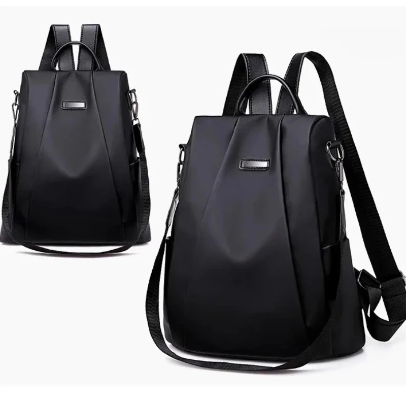 Image of Modischer Damen-Reiserucksack aus Oxford-Stoff, vielseitiger, diebstahlsicherer Canvas-Rucksack für Studenten