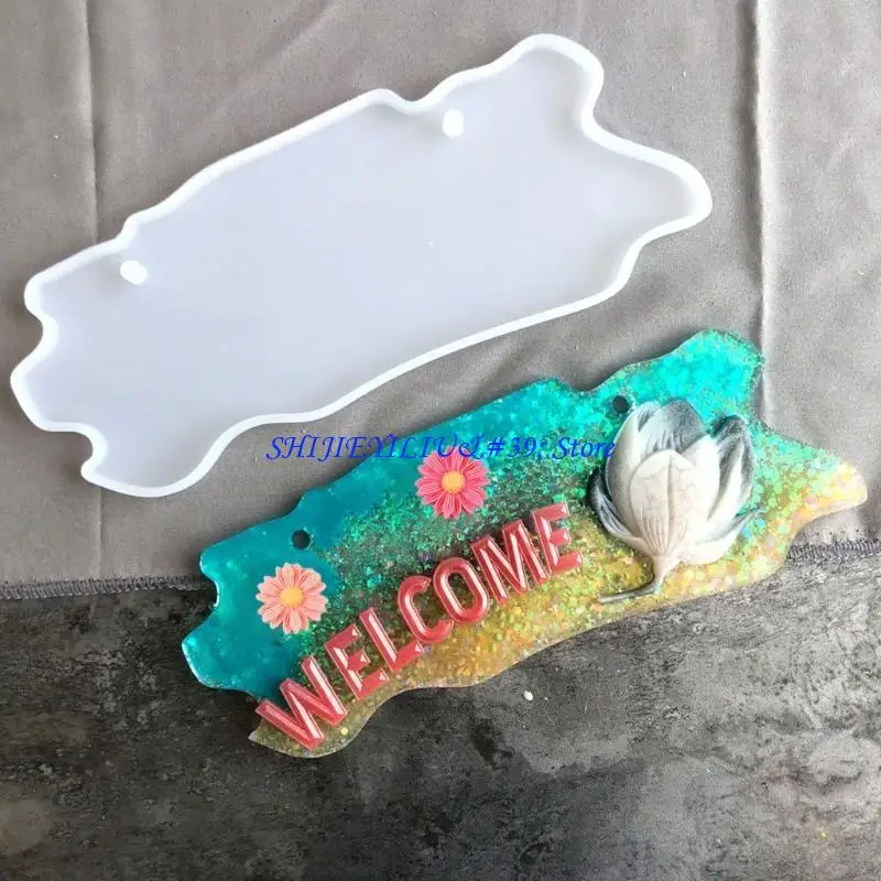 

E21F Hanging Tags Mold Door Signs Casting Resin Mold Signs Epoxy Resin Mold