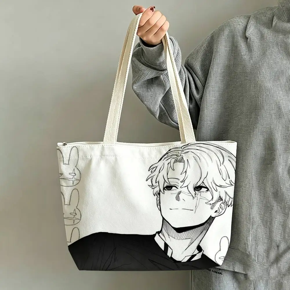 Bunny Iglesias   Printed Canvas Tote Bag Shoulder Bag Commuter Mommy Shopping Bag