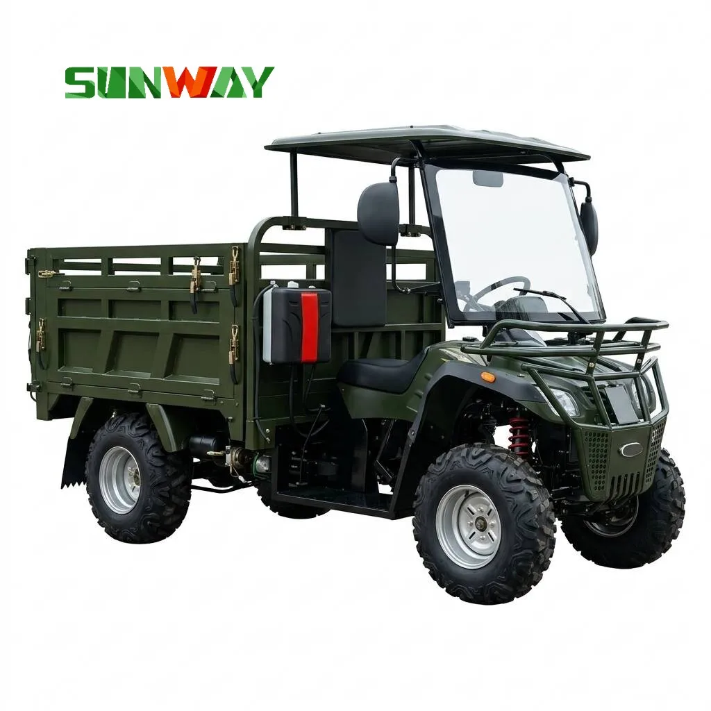 

Heavy Duty Adult ATV 4x4 6x6 Farm Utility Vehicle All Terrain Cargo Transport for Agriculture