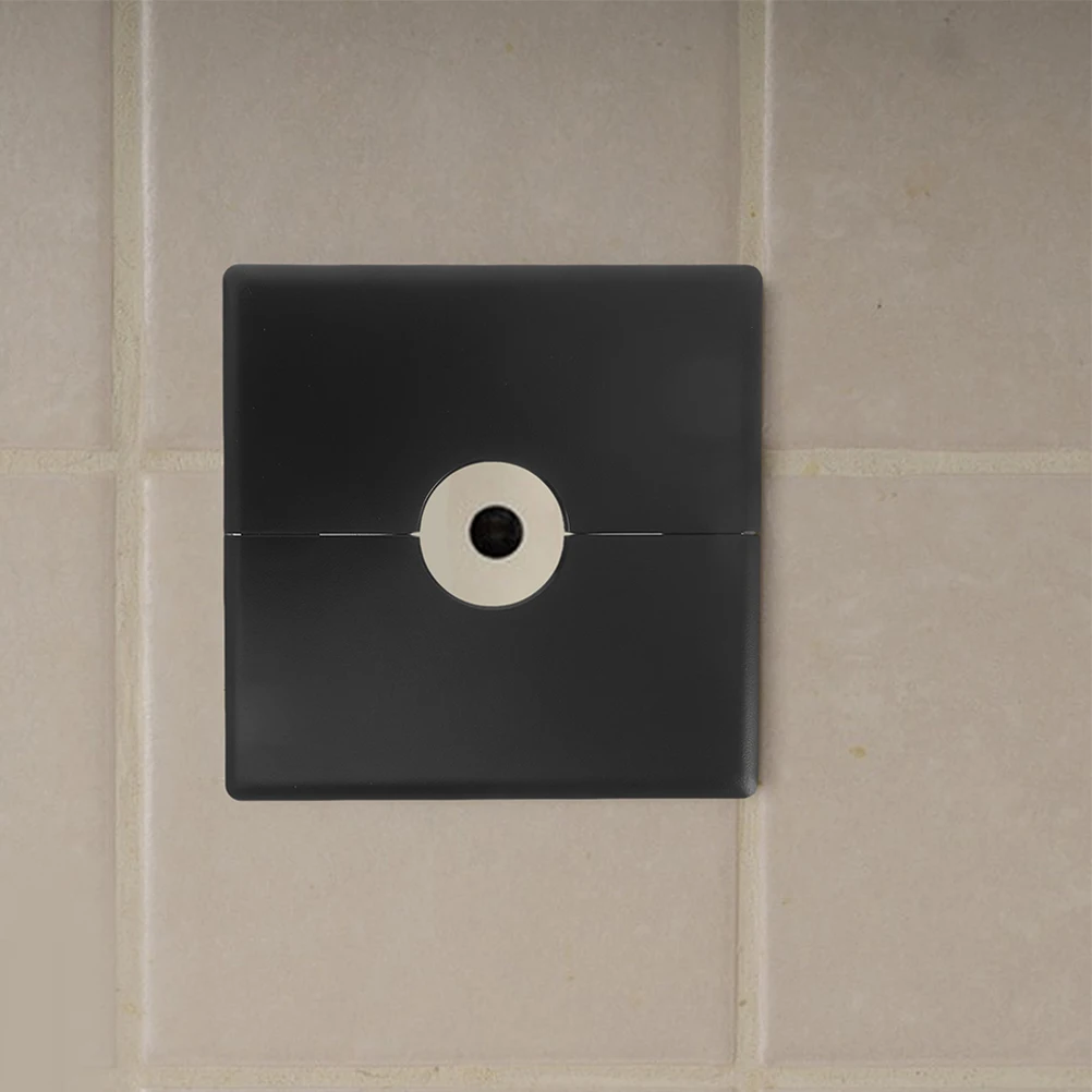 

4pcs Outlet Hole Panel Adhesive Wall Plate Cover Blank Electrical Decorative Cable Switch Socket Protective Easy Installation