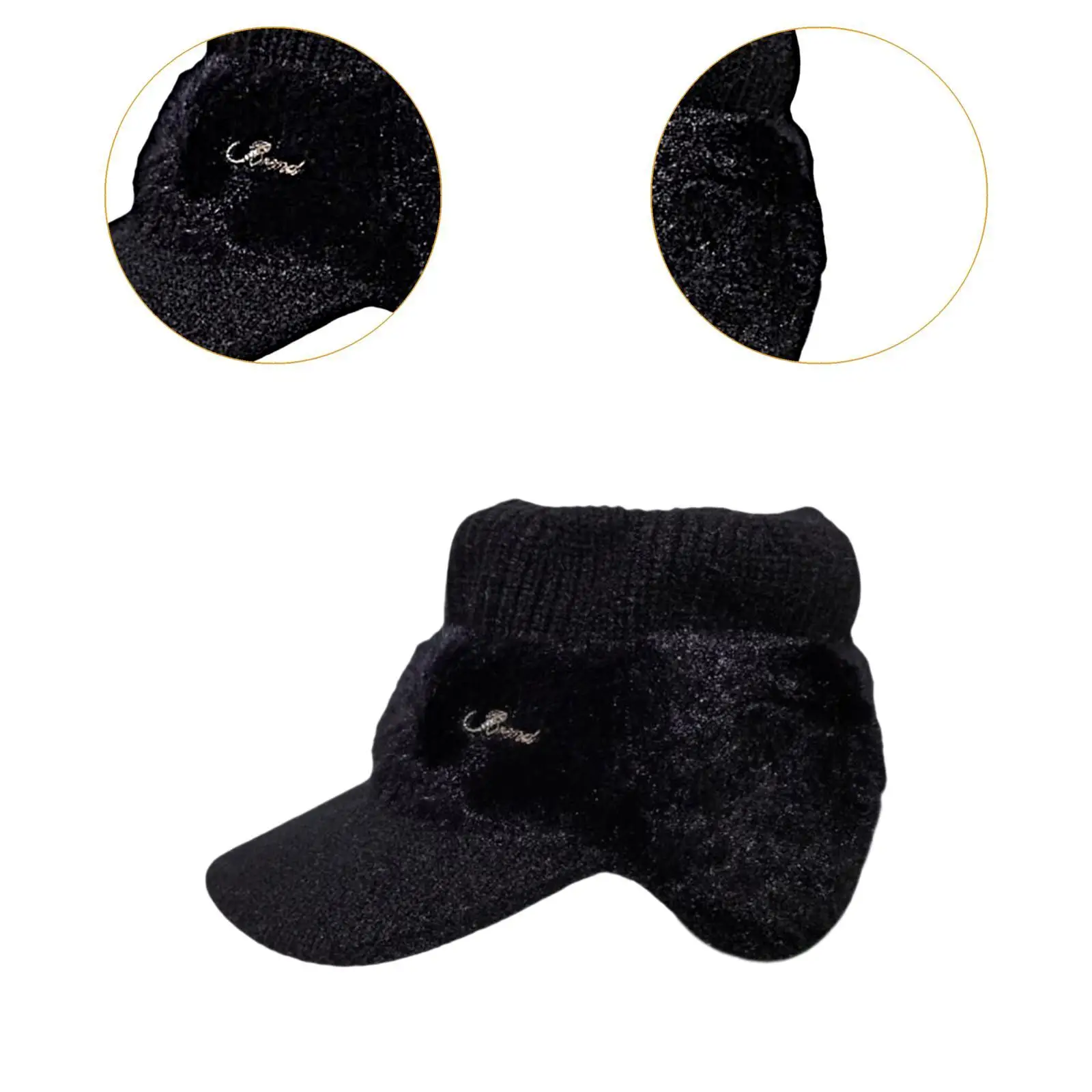 قبعة نسائية شتوية على شكل ذيل حصان قبعة ذيل حصان للسيدات للمشي وركوب الدراجات والتخييم #5