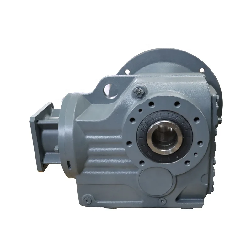 China Manufacturer K Series Helical Bevel Speed Gear Reducer, KAF Series Transmission Gearbox Adapt For Servo Motor