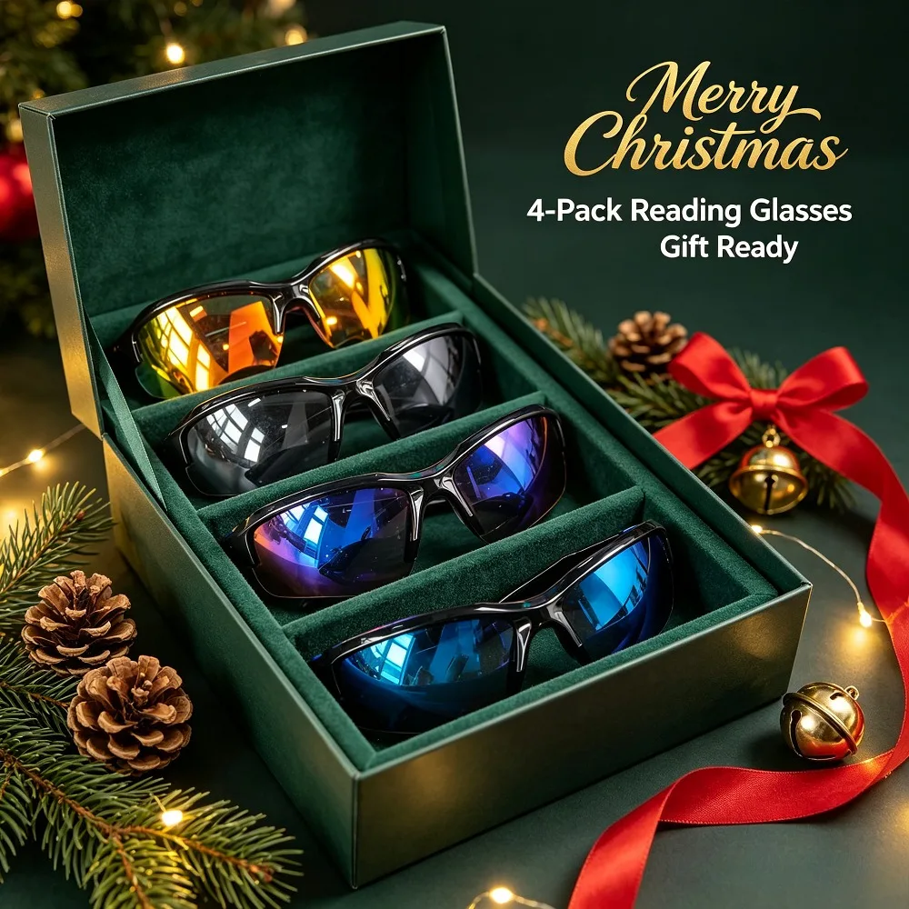 4-Piece 4-Piece YUKY Men's Polarized Fashion Sunglasses - Fitness, Running, Outdoor Glasses with TAC Polarized Lenses - Dream True Color Coating Multi-Color Optional, Random Frame Color, Recommended Christmas and Halloween Gifts - Aliexpress Deal